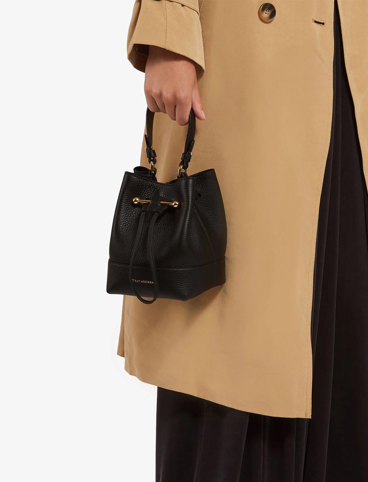 STRATHBERRY Lana Osette Bag in Black