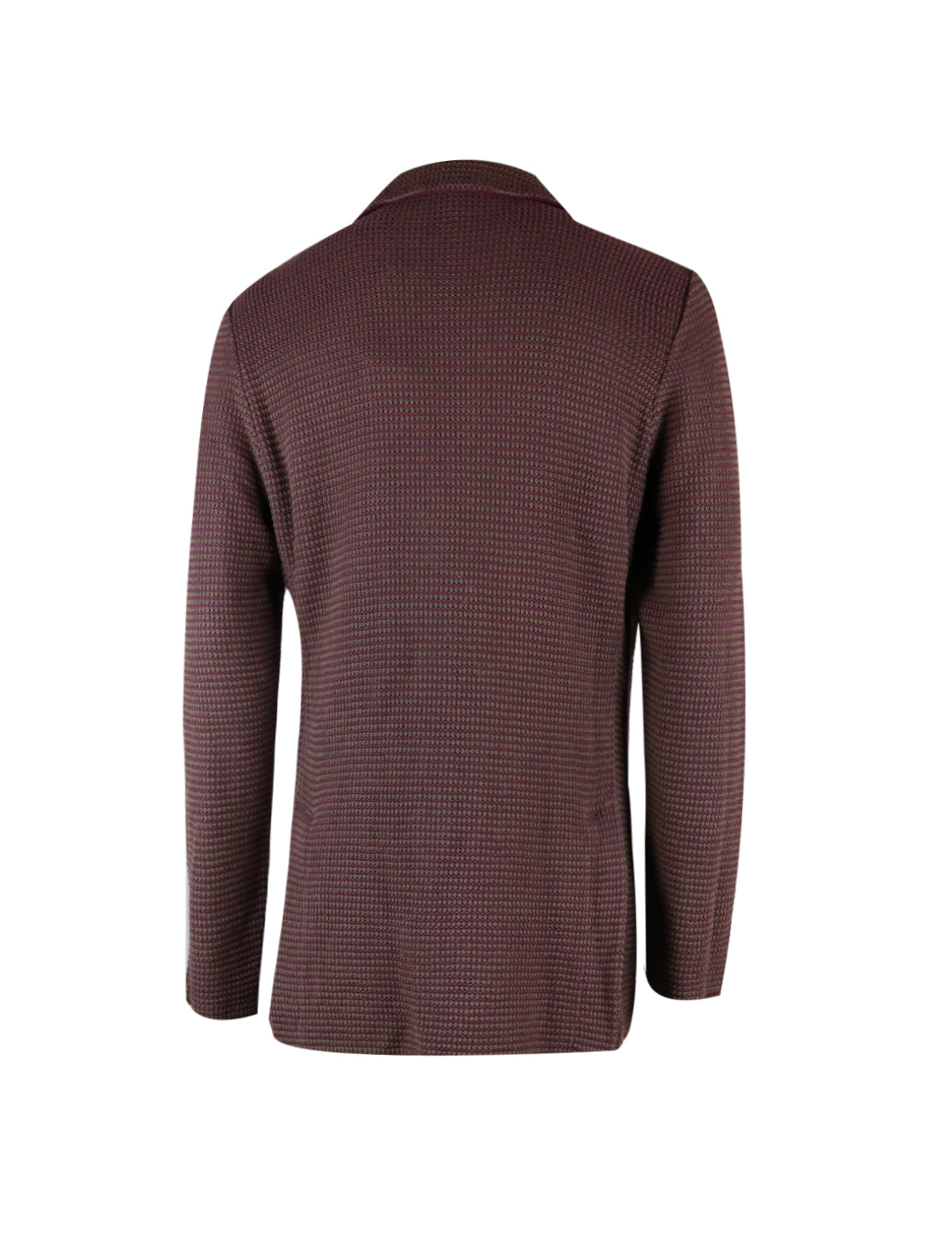 Lardini Single-Breasted Knitted Blazer in Brown