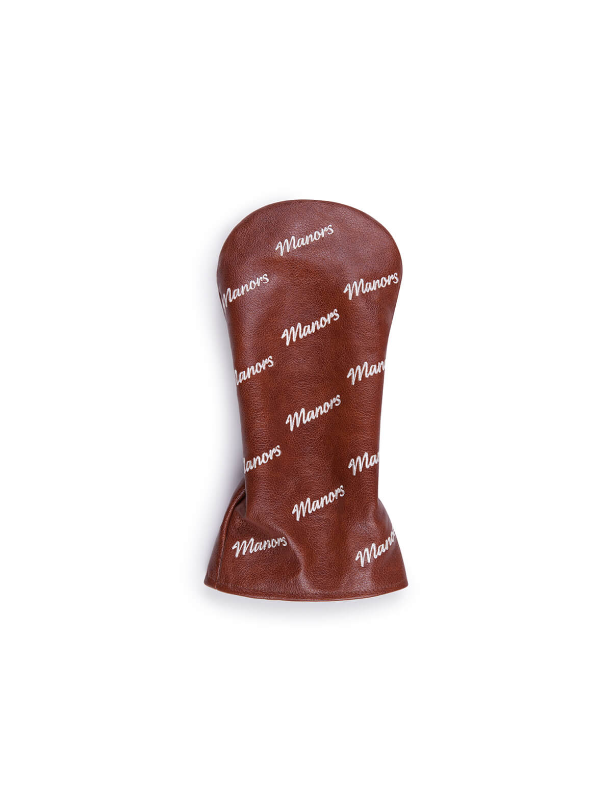 MANORS GOLF Leather Driver Cover in Brown