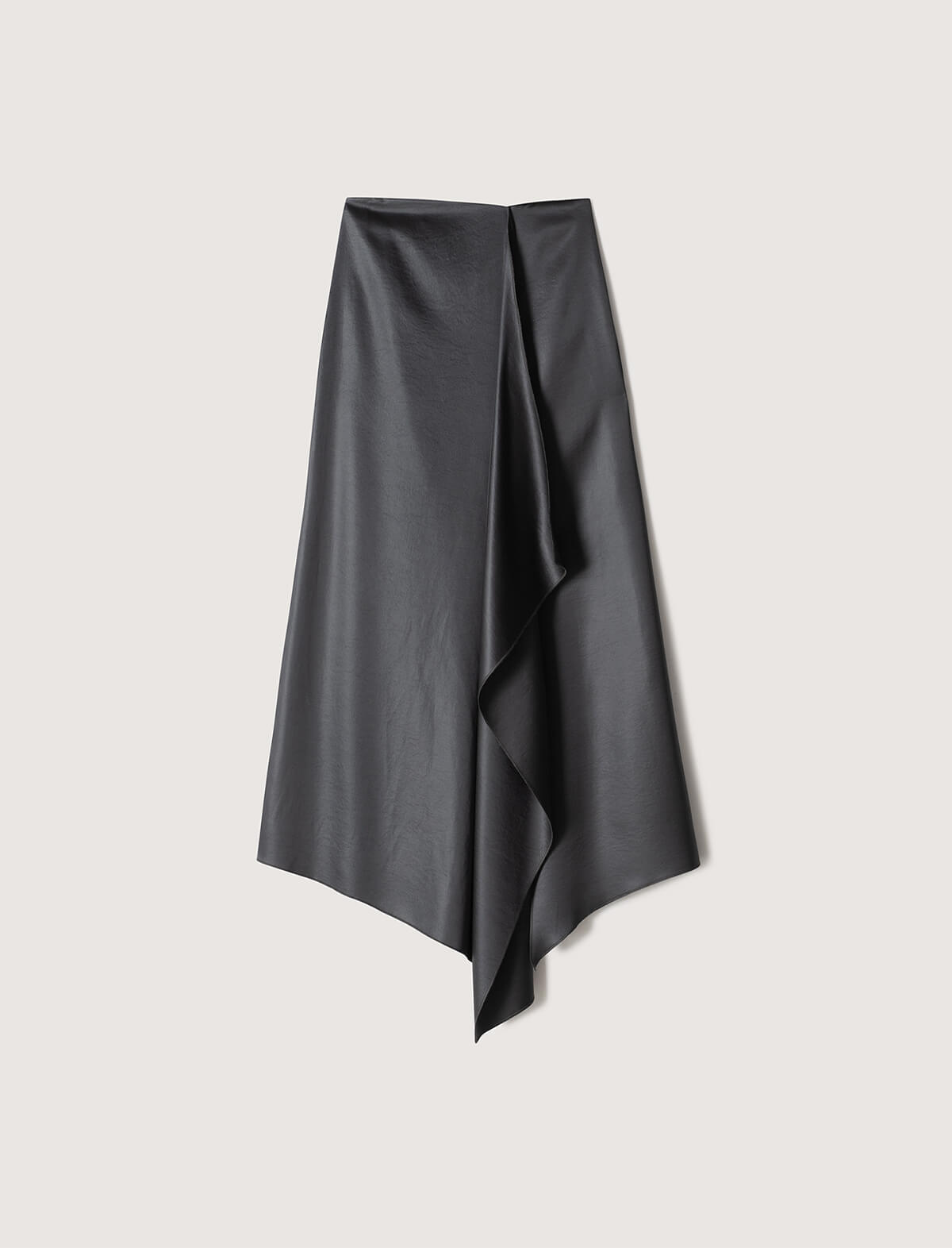 NANUSHKA Marta Satin Skirt in Grey