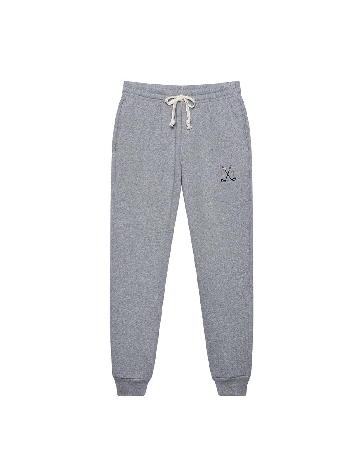 RECREATIONAL HABITS Moose Sweatpants With Golf Clubs in Grey