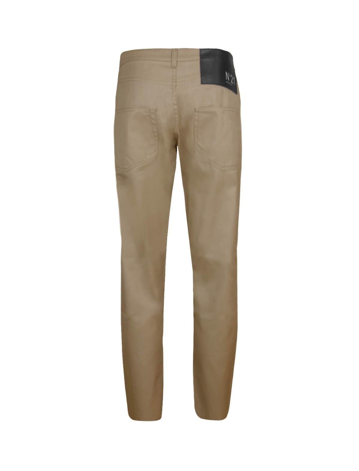 Nº21 Low-rise Straight Jeans In Warm Beige | CLOSET Singapore