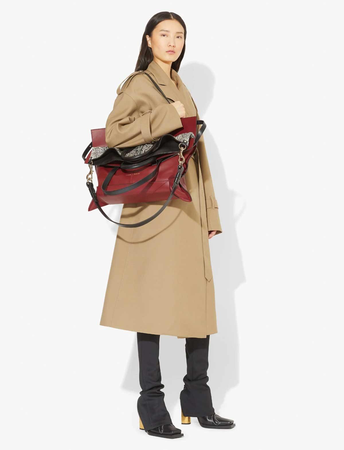 PROENZA SCHOULER Elaphe PS19 Large Bag In Red | CLOSET Singapore
