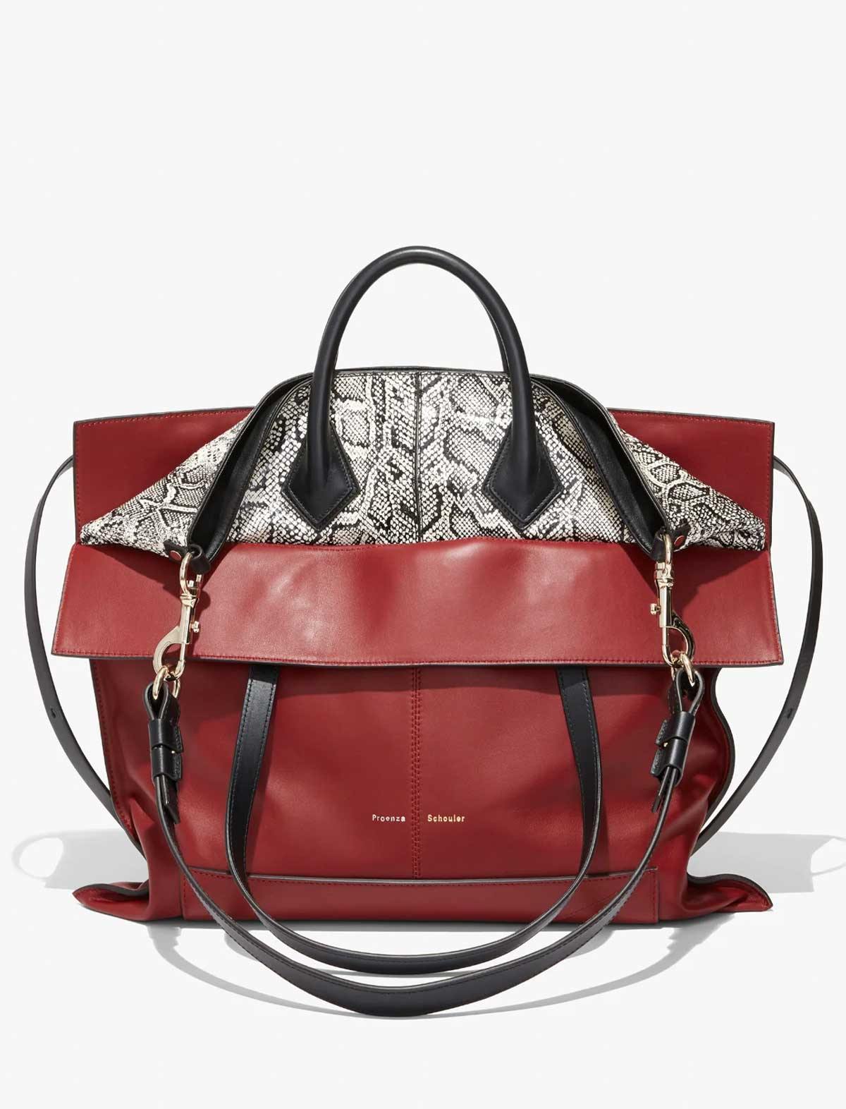 PROENZA SCHOULER Elaphe PS19 Large Bag In Red | CLOSET Singapore