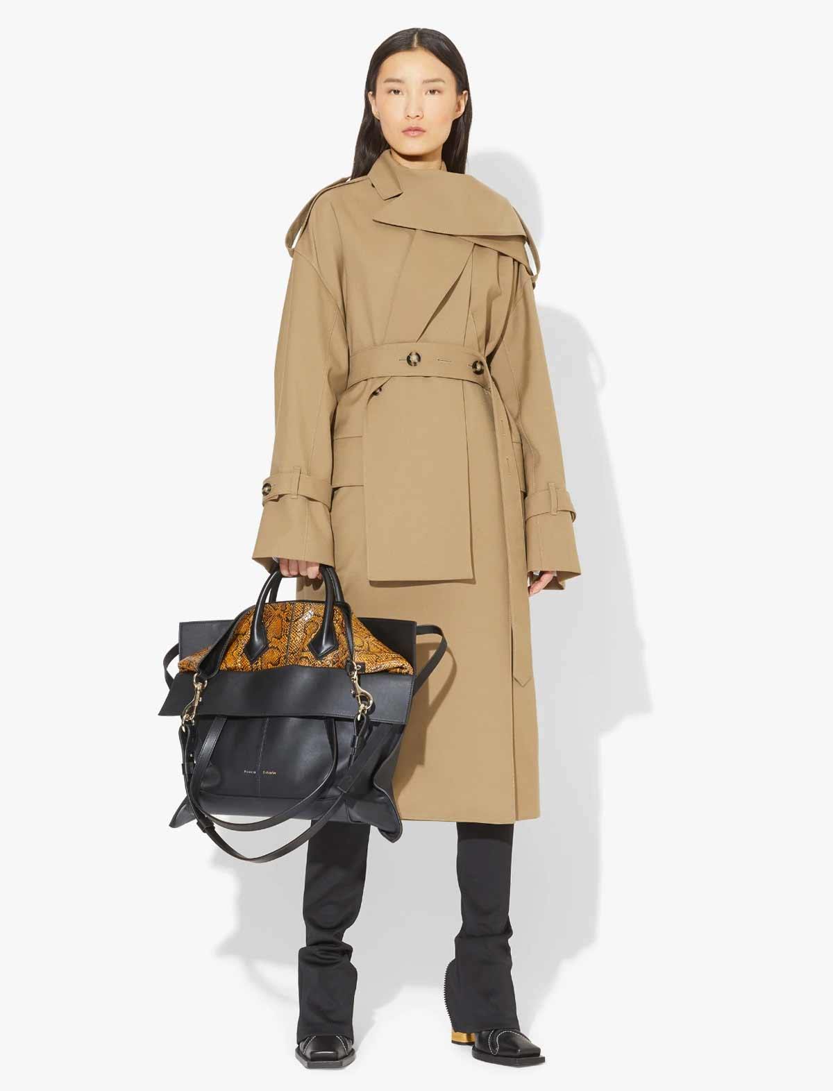 PROENZA SCHOULER Elaphe PS19 Large Bag In Black | CLOSET Singapore