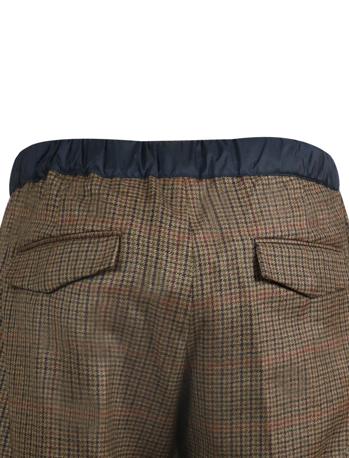 PT Torino Fleece Wool Trouser in Brown Plaid