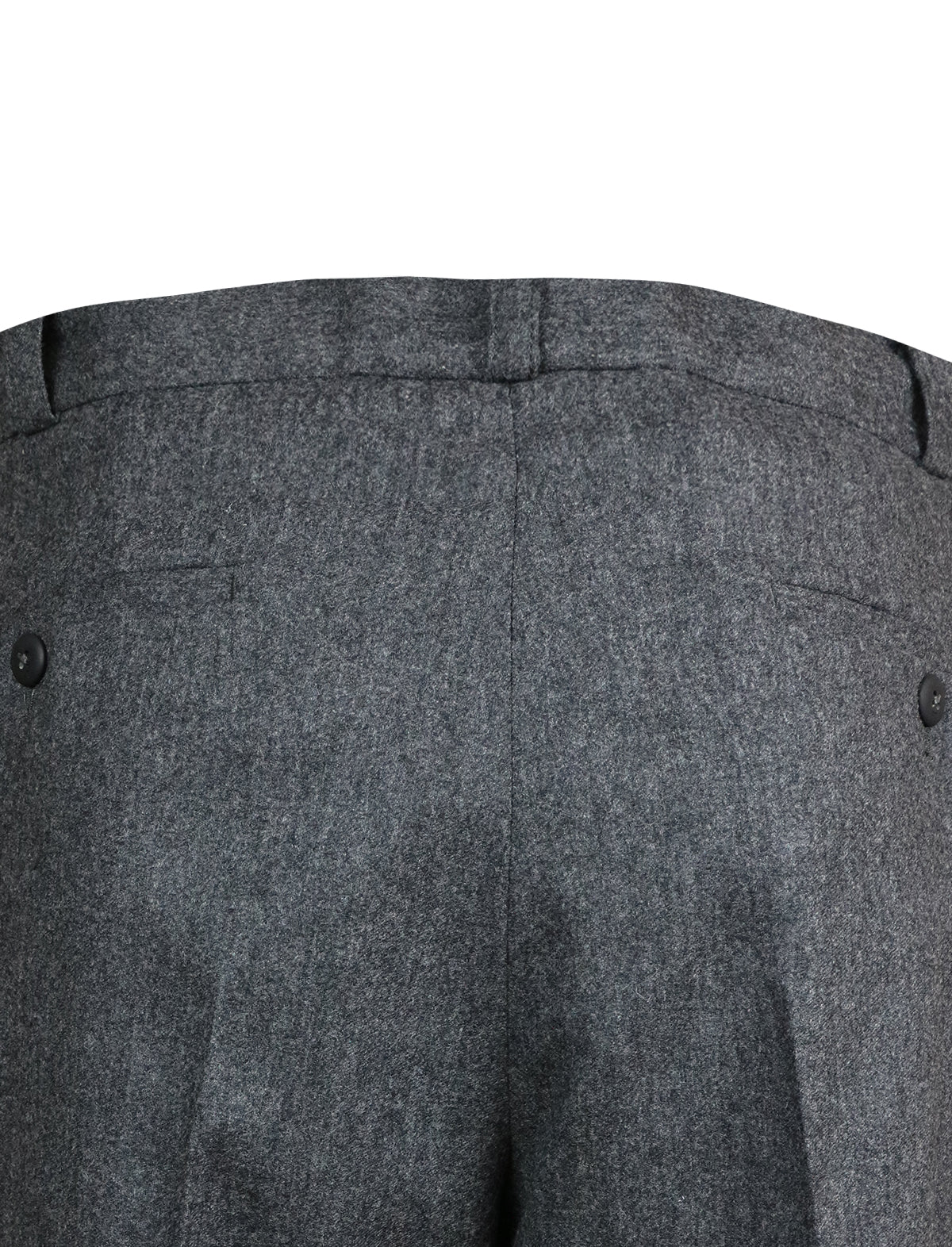 PT Torino Fleece Wool Trouser in Dark Heather Grey