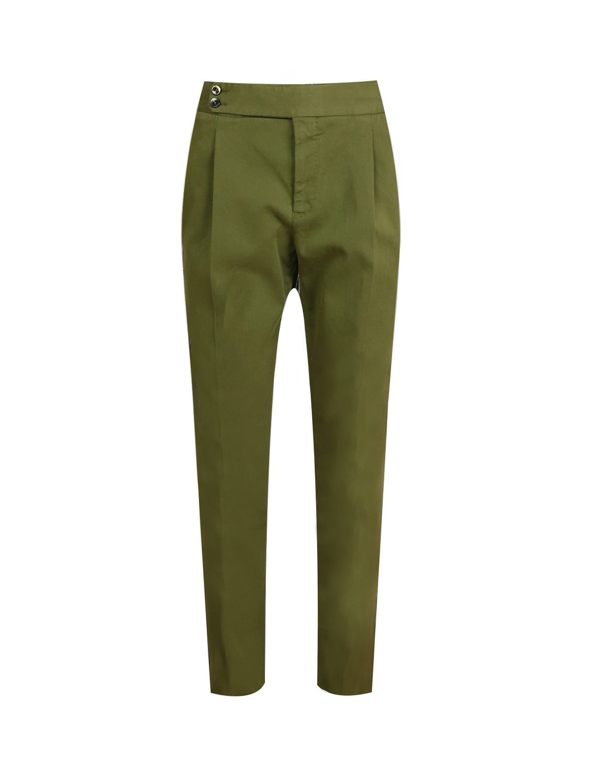 PT Torino Cotton Tapered Trouser in Green