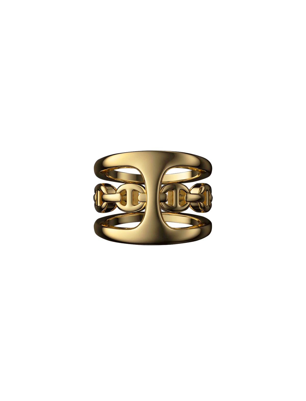 HOORSENBUHS Dame Phantom Clique Ring 18k Yellow Gold