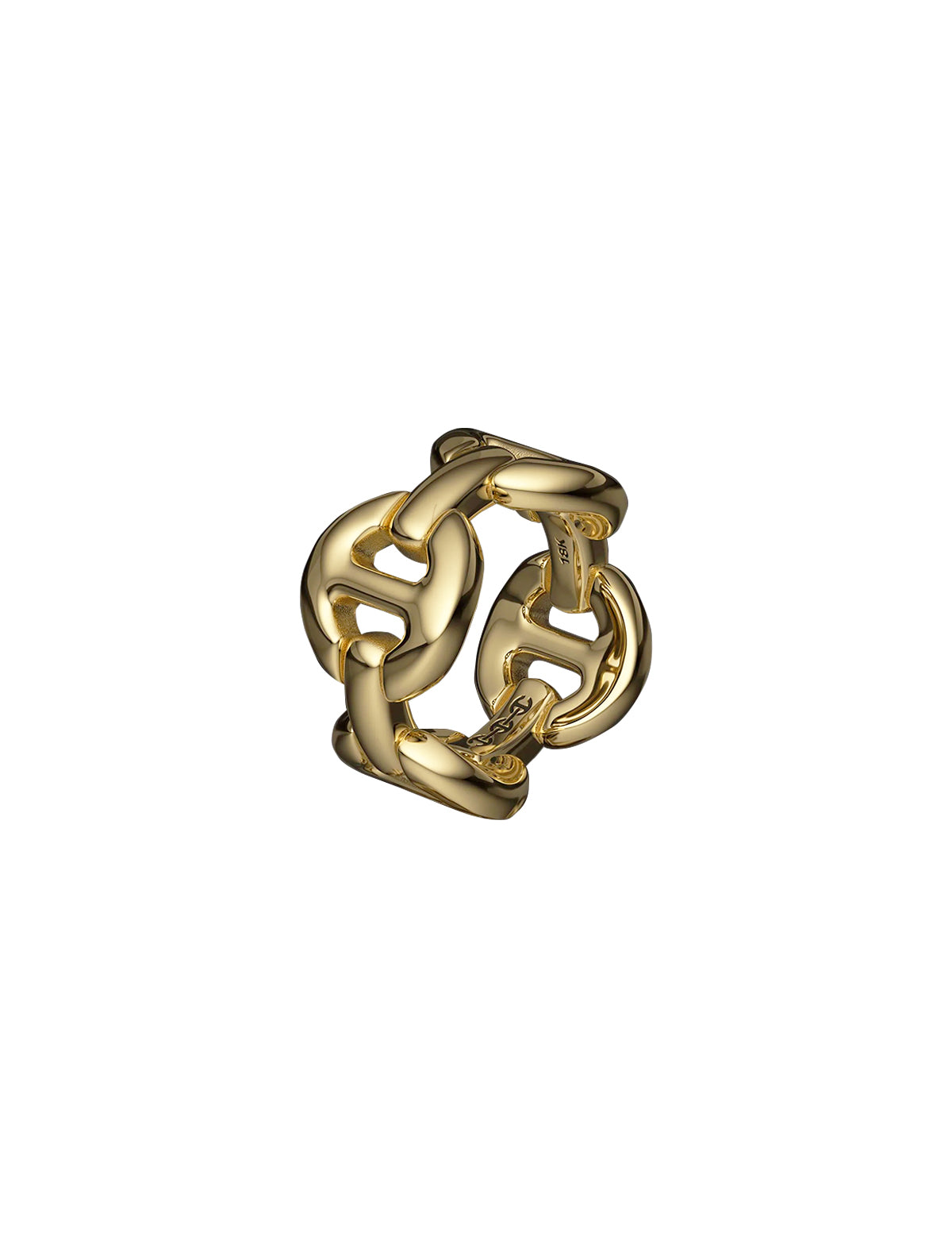 HOORSENBUHS Quad Link Ring 18k Yellow Gold
