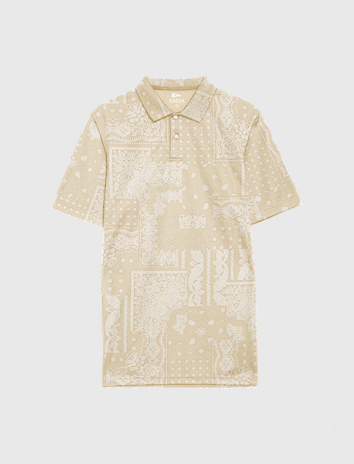 RADDA GOLF North Star Polo Shirt in Sand