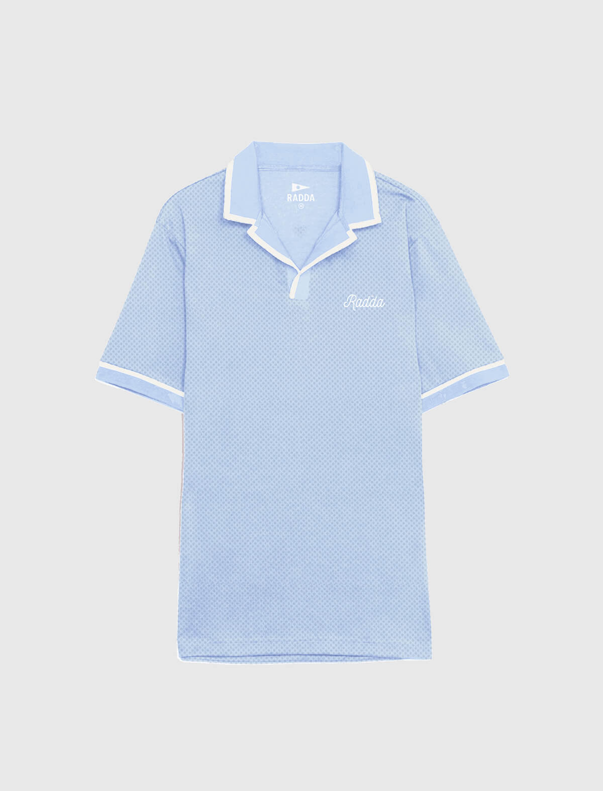 RADDA GOLF Scenario Polo Shirt in Sky Blue
