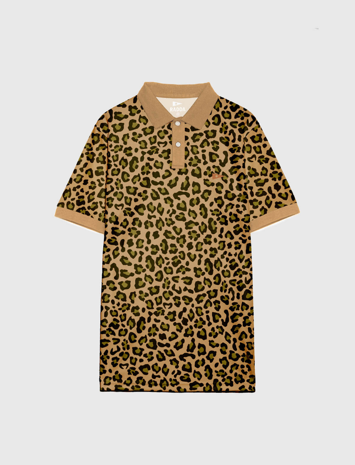 RADDA GOLF Paltabor Polo Shirt in Caramel