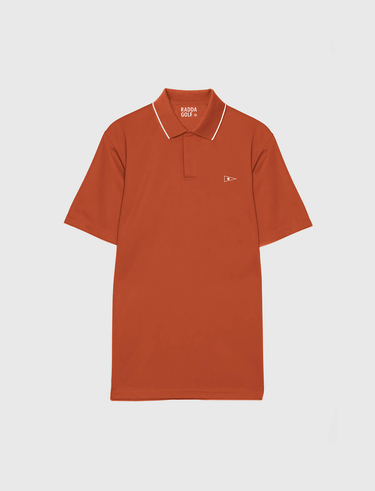 RADDA GOLF A-Ko Polo Shirt in Blood Orange