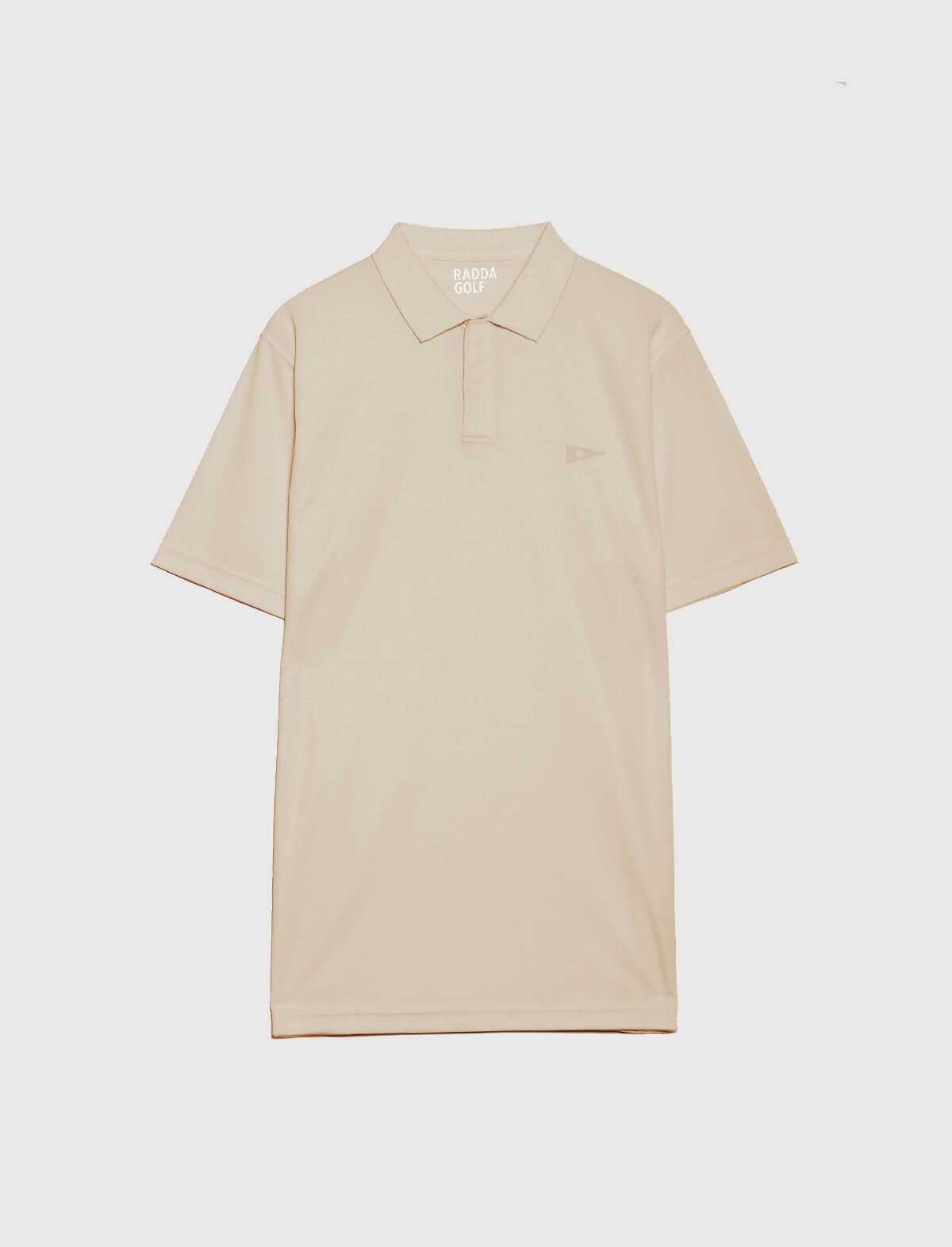RADDA GOLF Vardon II Polo Shirt in Sand