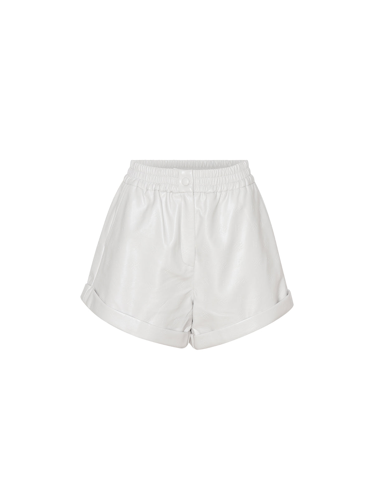 ROTATE Birger Christensen Belina Shorts in Bright White