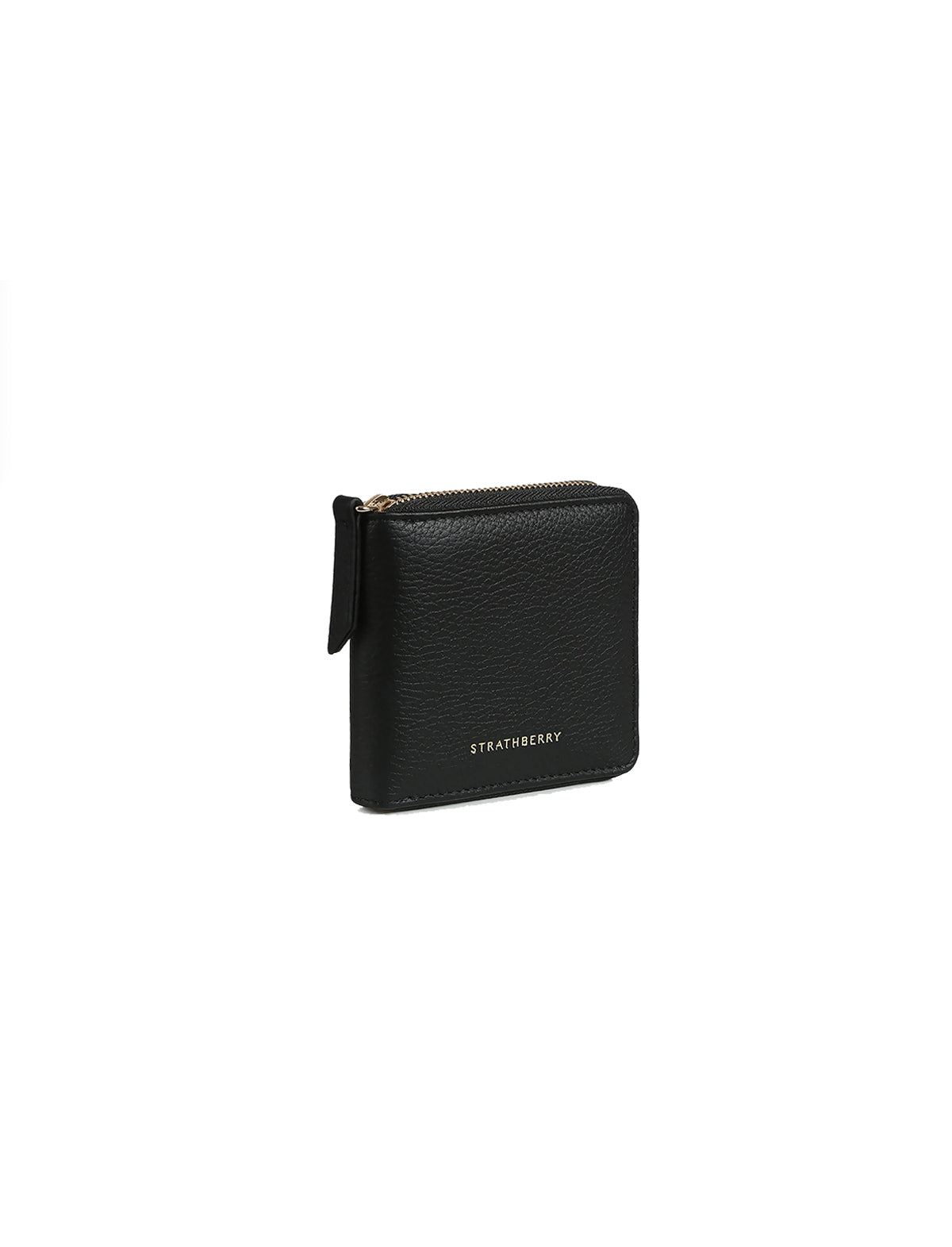 STRATHBERRY Rose Street Wallet Grain Leather in Black