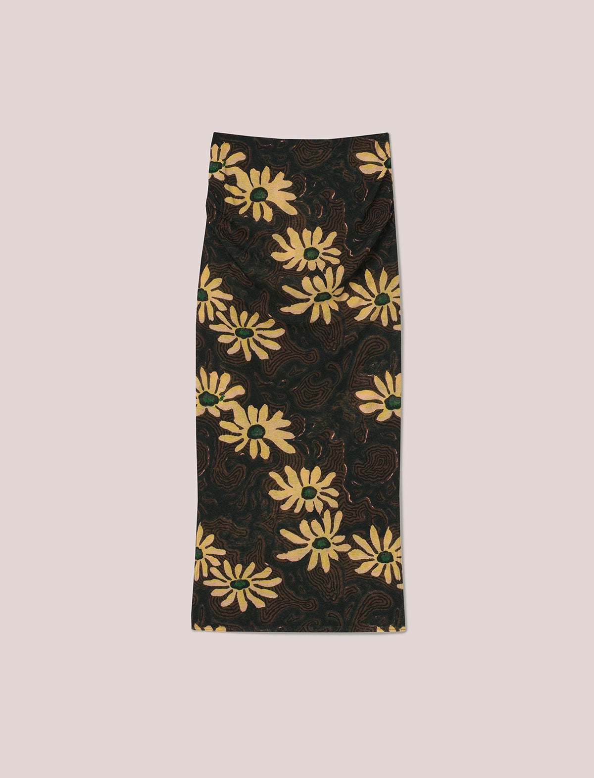 NANUSHKA Sibi Skirt in Arte Povera Floral Black