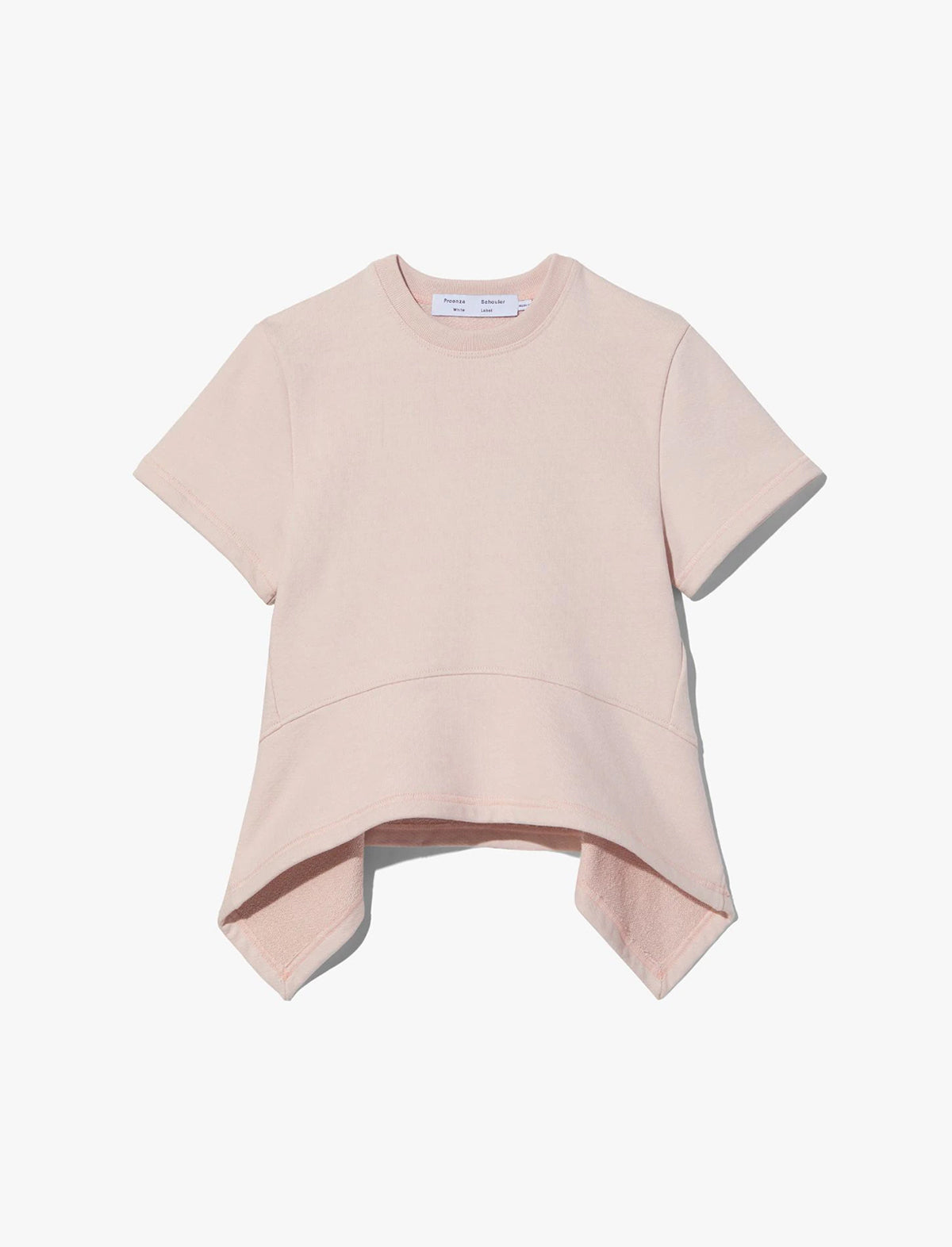 PROENZA SCHOULER WHITE LABEL Asymmetric T-shirt in Pink