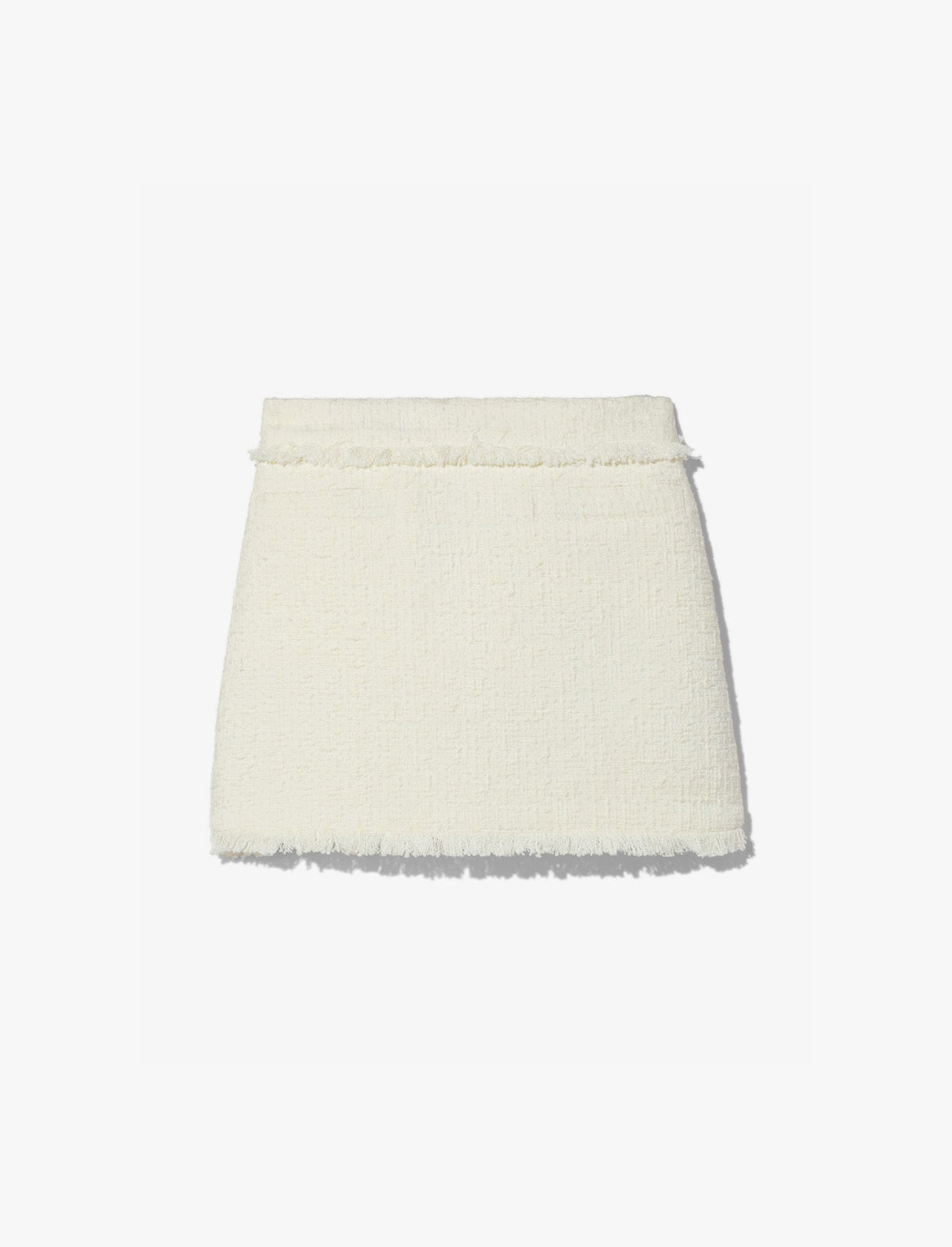 PROENZA SCHOULER WHITE LABEL Tweed Mini Skirt in Off White
