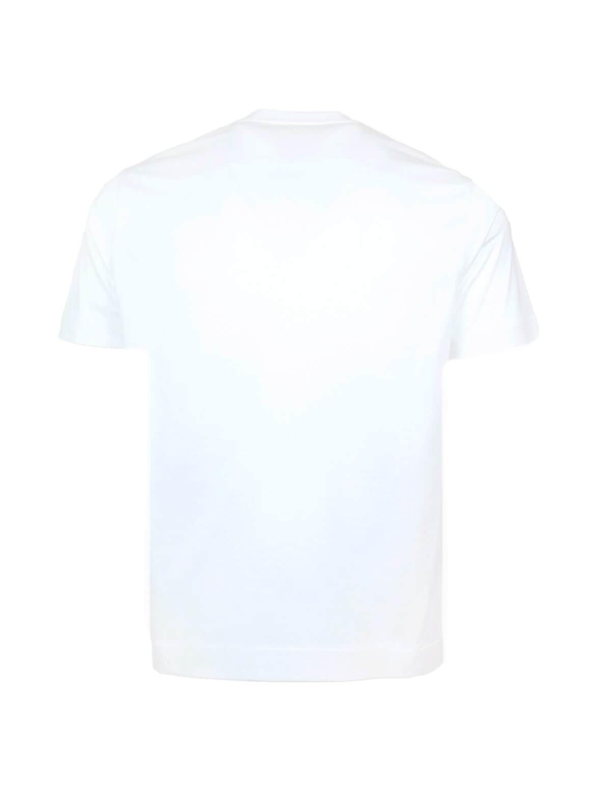 CIRCOLO 1901 Cotton T-Shirt with Front Pocket in White | CLOSET Singapore