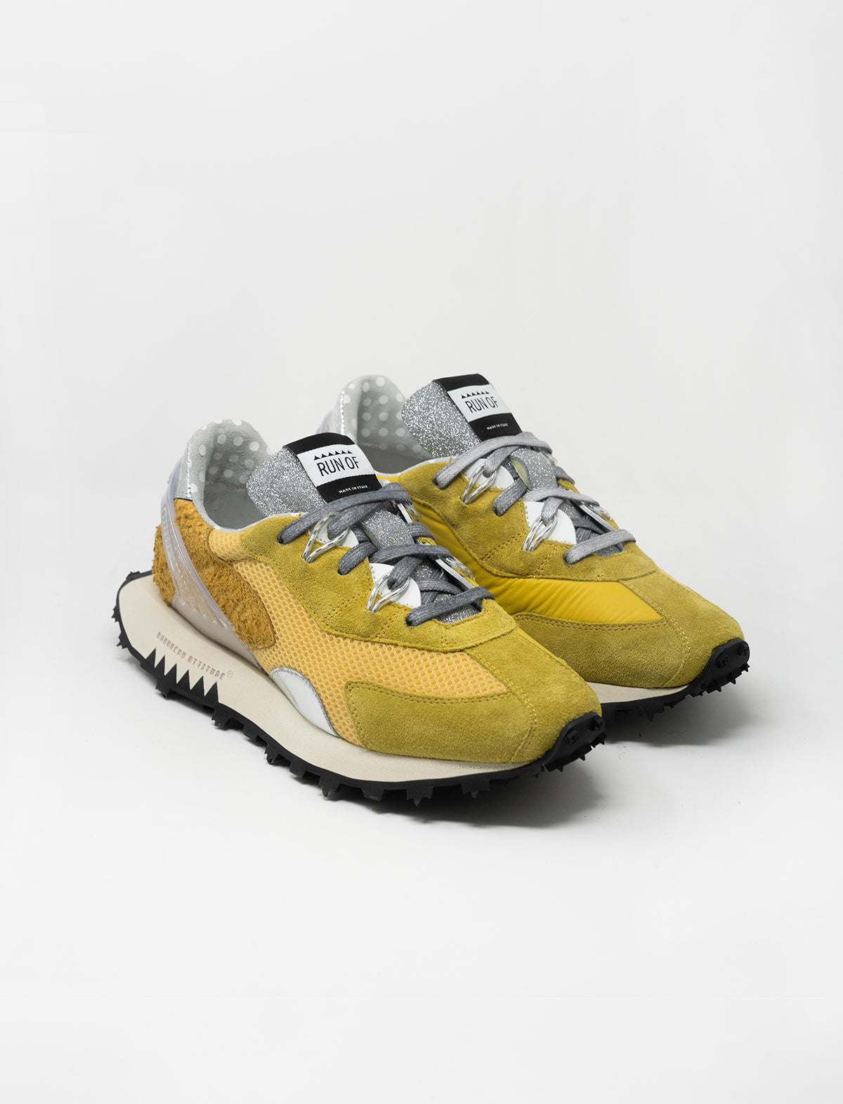 RUN OF Witch Sneakers in Yellow