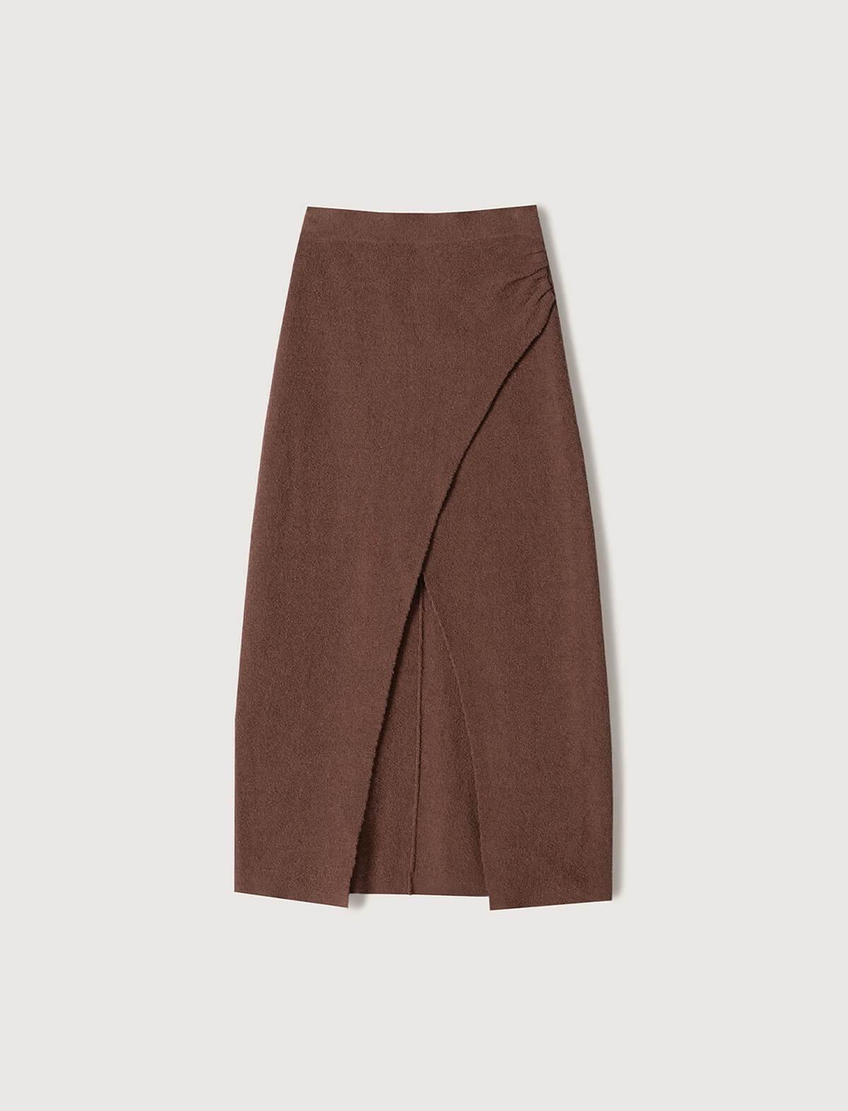 NANUSHKA Ainsley Skirt in Nutmeg | CLOSET Singapore