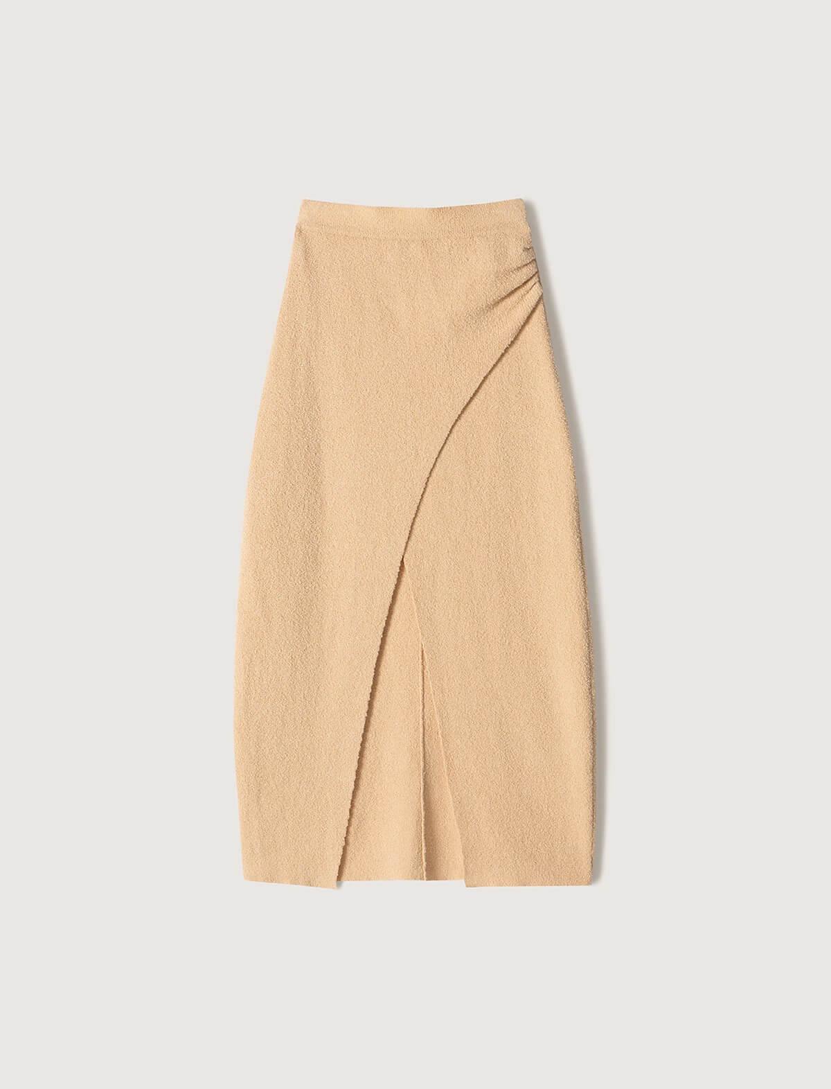 NANUSHKA Ainsley Skirt in Apricot | CLOSET Singapore